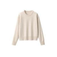 ราคา MUJI เสื้อสเวตเตอร์ผู้หญิง ผ้า Mid-Gauge คอกลม L (MJT51662189)