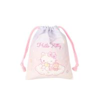 ราคา SANRIO กระเป๋าผ้าหูรูด S Hello Kitty สีชมพู (CDS19769868)