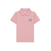 ราคา GIORDANO เสื้อโปโลเด็กผู้ชาย Lycra Pique Lion Embroidery Polo สีชมพู Rose tan 120 (GRMKPPR000161907)
