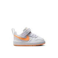ราคา NIKE KIDS รองเท้าผ้าใบเด็กเล็กผู้ชาย Court Borough Low TD สี White/Peach Cream-White 23.5 US (CDS18258707)
