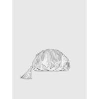 ราคา REBECCA MINKOFF กระเป๋าคลัทช์ผู้หญิง รุ่น WOMEN RUCHED CLUTCH สีเงิน One Size (MKP1602756)