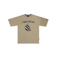 ราคา NAUTICA เสื้อยืด สำหรับผู้ชาย สีน้ำตาล L (MKP1867517)