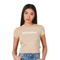 ราคา WRANGLER เสื้อยืดแขนสั้นผู้หญิง คอลเลคชั่น Everyday with Wrangler สีฟ้า L (MKP1909346)