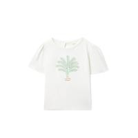 ราคา SFERA KIDS เสื้อยืดเด็กโตผู้หญิง Peacock สีขาว 9 EU (CDS19608617)