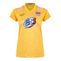 ราคา GRAND SPORT เสื้อวอลเลย์บอลทีมชาติหญิง สีเหลือง (014300) XL (GRMKPPR000088133)