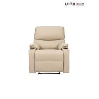 ราคา U-RO DECOR CAIO (ไคโอ) เก้าอี้/โซฟา พักผ่อนปรับนอนได้พร้อมที่วางแก้วน้ำ สีเบจ (MKP1923131)
