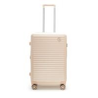 ราคา HQ LUGGAGE กระเป๋าเดินทาง โพลีคาร์บอเนต รุ่น 5521 ระบบล็อค TSA 4 ล้อคู่ ขนาด 24 นิ้ว - สีชมพู 24 In (MKP1741299)
