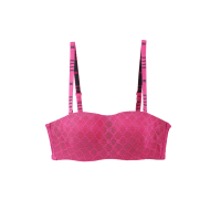 ราคา ELLE LINGERIE บราเกาะอก มีโครง ผ้าลูกไม้ลาย LOGO ELLE LB8602 - สีราสเบอร์รี่ B80 (MKP1931927)