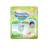 ราคา MAMYPOKO กางเกงผ้าอ้อมเด็กสำเร็จรูป แอนติมอส 52 ชิ้น ไซส์ L L (CDS16343870)