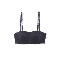 ราคา ELLE LINGERIE บราเกาะอก มีโครง ผ้าลูกไม้ลาย LOGO ELLE LB8602 - สีดำ C75 (MKP1931932)