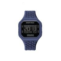 ราคา NAVIFORCE นาฬิกาข้อมือผู้ชาย NF7116 D สายซิลิโคน 42มม. สีน้ำเงิน หน้าปัดดำ (MKP1931628)