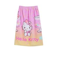 ราคา SANRIO ผ้าขนหนูรัดอก Cherry ขนาด 130 ซม. Hello Kitty ไซส์ 84x130 cm สีชมพู (CDS17580502)