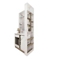 ราคา LIVING SOLUTIONS BY SB เคาน์เตอร์บาร์ ขนาด 140 ซม. รุ่น Lana สีขาวลายหิน (ชั้นวางฝั่งซ้าย) (MKP1859577)