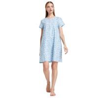 ราคา CLAUDIA'S ROMANCE ชุดนอนกระโปรงผู้หญิง แขนสั้น คอกลม พิมพ์ลาย สีน้ำเงิน S (CDS20326647)