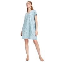 ราคา CLAUDIA'S ROMANCE ชุดนอนกระโปรงผู้หญิง แขนสั้น คอวี พิมพ์ลาย สีเขียว S (CDS20326524)