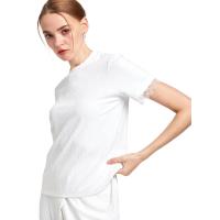 ราคา FOF เสื้อยืดผู้หญิง แขนสั้น แต่งลูกไม้ M (CDS19571799)