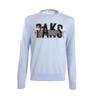 ราคา DAKS เสื้อสเวตเตอร์ผู้ชายแด๊กซ์ คอกลม แขนยาว สีฟ้า S (GRMKPPR000163430)