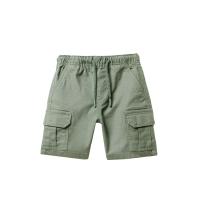 ราคา SFERA KIDS กางเกงขาสั้นเด็กโตผู้ชาย Cotton Cargo Bermuda สีกากีเขียว 6 EU (CDS21001857)