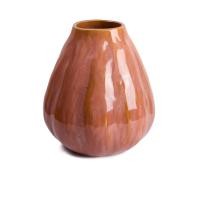 ราคา CENTRAL HOME แจกันเซรามิค ทรงกลม ปากเล็ก CRM ขนาด 19.5x21 ซม. สีน้ำตาล (CDS16862708)