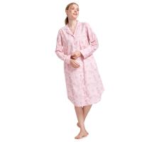 ราคา CLAUDIA'S ROMANCE ชุดนอนกระโปรงผู้หญิง แขนยาว ปกฮาวาย สีชมพู L (CDS20799700)