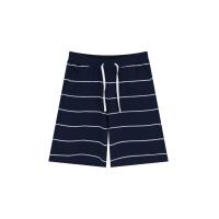 ราคา GIORDANO กางเกงเด็กผู้ชายขาสั้น Relaxed Stripe Shorts สีกรม Navy x White 120 (MKP1937618)