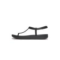 ราคา FitFlop™ รองเท้าแตะผู้หญิง iQUSHION SPLASH T-STRAP สี BLACK 4 UK (MKP1871310)