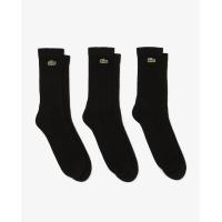 ราคา LACOSTE ถุงเท้ายาวลาคอสท์ SPORT แพ็ค 3 คู่ สีดำ S (GRMKPPR000165420)