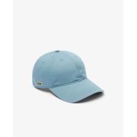 ราคา LACOSTE หมวกแก๊ปลาคอสท์ ผ้าออร์แกนิคคอตตอนทวิล สีน้ำเงิน One Size (MKP1937421)