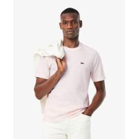 ราคา LACOSTE เสื้อยืดลาคอสท์ ลายริ้ว ผ้าคอตตอนเนื้อหนา สีชมพู 4 (MKP1937258)