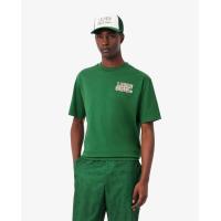 ราคา LACOSTE เสื้อยืดลาคอสท์ Golf พิมพ์ลาย ผ้า Ultra Dry สีเขียว 5 (MKP1937207)