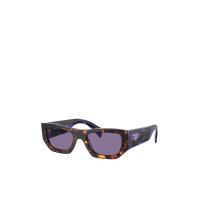 ราคา PRADA แว่นกันแดดยูนิเซ็กส์ รุ่น Prada Signature PR A01SF 14O50B 55 เลนส์ปรอท สีม่วง-เงิน 55mm (CDS17448079)