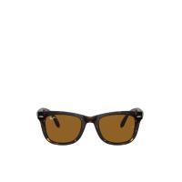 ราคา RAY-BAN แว่นกันแดดผู้ชาย Folding Wayfarer รุ่น RB4105 710 54 เลนส์สีน้ำตาล B-15 (สี signature ของ Ray-Ban) 54mm (CDS17427500)