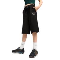 ราคา PUMA KIDS กางเกงคาปรี้ขาสั้นเด็กโตผู้หญิง Potter Youth Woven Relaxed Fit สี PUMA Black 152 UK (CDS20798543)