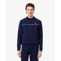 ราคา LACOSTE เสื้อสเวตเชิ้ตลาคอสท์ ประดับโลโก้แบรนด์ ผ้าฟลีซ สีน้ำเงิน 4 (GRMKPPR000165398)