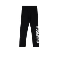 ราคา MOSCHINO KID กางเกงเลกกิ้งเด็กโตผู้หญิง พิมพ์ลายโลโก้ สีดำ 8A (CDS19929569)