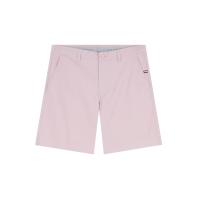 ราคา GIORDANO กางเกงขาสั้นผู้ชาย Slim Taper Shorts (180° Elastic Waist) สีชมพู Burnished Lilac 36 EU (MKP1940071)
