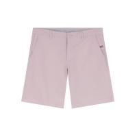 ราคา GIORDANO กางเกงผู้ชายขาสั้น Slim Taper Bermuda Shorts (180° Elastic Waist) สีชมพู Burnished lilac 38 EU (MKP1940076)