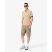 ราคา LACOSTE กางเกงชิโน่ขาสั้นลาคอสท์ ทรงเข้ารูป ผ้าคอตตอนยืด สีเบจ 46 EU (MKP1937414)