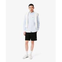 ราคา LACOSTE กางเกงขาสั้นลาคอสท์ ทรงพอดีตัว ผ้าฟลีซ สีดำ 6 EU (MKP1937355)