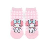 ราคา SANRIO ถุงเท้าผู้หญิงพิมพ์ลายตาราง My Melody ฟรีไซส์ สีชมพู Free Size (CDS12433384)