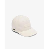 ราคา LACOSTE หมวกแก๊ปลาคอสท์ พิมพ์ลายโลโก้เเบรนด์ ผ้ากาบาร์ดีน สีขาว M (MKP1937423)