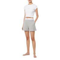 ราคา CALVIN KLEIN กางเกงนอนขาสั้นผู้หญิง Icon Cotton Terry สีเทาอ่อน M (MKP1938723)