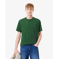 ราคา LACOSTE เสื้อยืดลาคอสท์ มีกระเป๋าที่หน้าอก ผ้าคอตตอน สีเขียว 5 (MKP1937238)