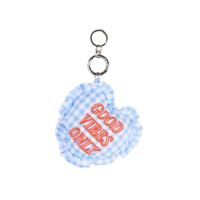 ราคา Kloset&Etcetera Good Vibes Keychain / Blue พวงกุญแจสำหรับห้อยกระเป๋า Free Size (MKP1942382)