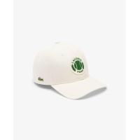 ราคา LACOSTE หมวกกอล์ฟลาคอสท์ ปรับขนาดได้ ผ้าคอตตอนทวิลเเละโพลีเอสเตอร์รีไซเคิล สีขาว L (GRMKPPR000166126)