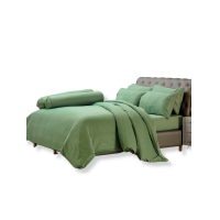 ราคา JESSICA BEDDING ชุดผ้าปูที่นอน 6 ฟุต 6 ชิ้น (คิงไซซ์) รุ่น TENCELสีพื้น 500 เส้นด้าย TP002 สีเขียว (MKP1891755)