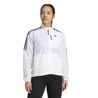ราคา ADIDAS เสื้อแจ็คเก็ตผู้หญิง พับเก็บได้ Own the Run 3-Stripes สีขาว A/XS (CDS21230486)