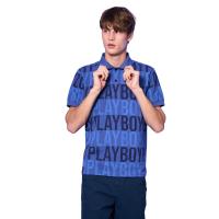 ราคา PLAYBOY เสื้อโปโลผู้ชาย สีน้ำเงิน M (MKP1937913)
