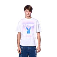 ราคา PLAYBOY เสื้อยืดผู้ชายโอเวอร์ไซด์ สีขาว M (MKP1937856)