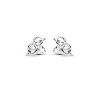 ราคา PANDORA ต่างหู Pandora Infinity Knot Stud Earrings สีเงิน (MKP1943548)